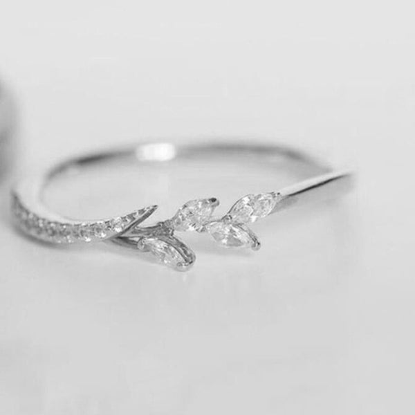 Japan And South Korea Rhinestone Rings For Women Silver Gold Rings