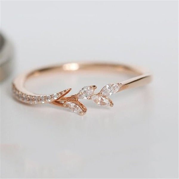 Japan And South Korea Rhinestone Rings For Women Silver Gold Rings